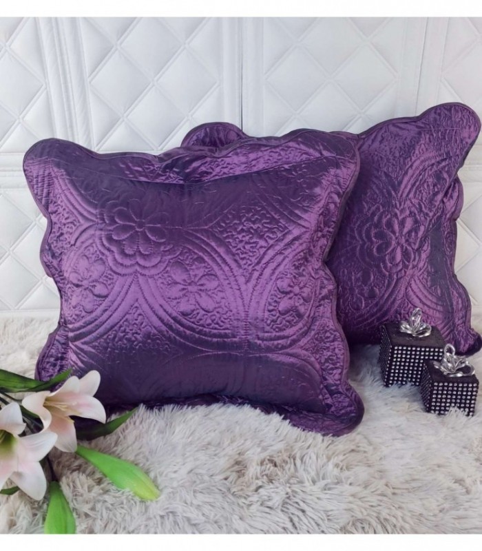 FUNDA PARA ALMOHADA CON BRILLO 0.45X0.45