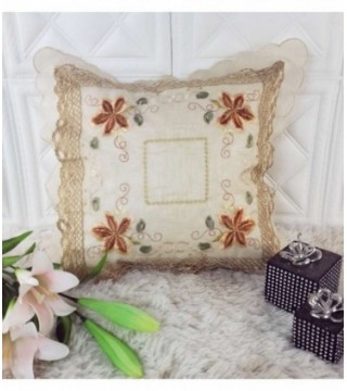 FUNDA PARA ALMOHADA CON BORDADO 0.45X0.45