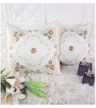 FUNDA PARA ALMOHADA CON BORDADO 0.40X0.40