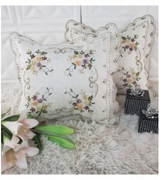 FUNDA PARA ALMOHADA CON BORDADO 0.40X0.40