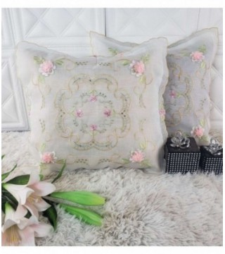 FUNDA PARA ALMOHADA CON BORDADO 0.40X0.40