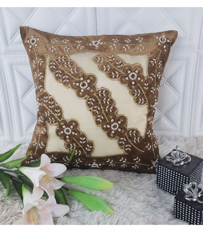 FUNDA PARA ALMOHADA CON PIEDRA 0.45X0.45