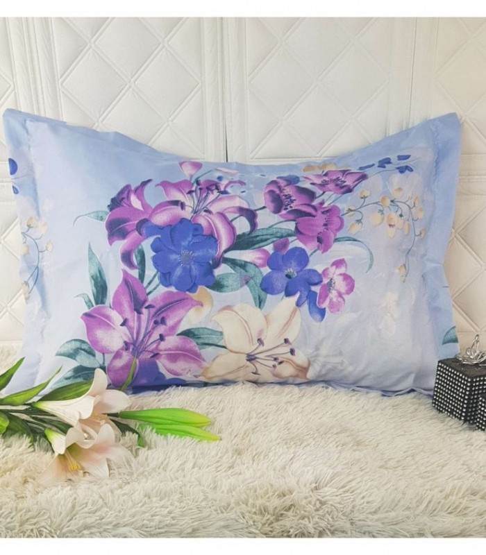 FUNDA PARA ALMOHADA 0.50X0.70 ESTAMPADO LILA