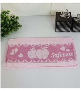 TOALLITA 0.35X0.70 COLOR ROSA CON DISEÑO