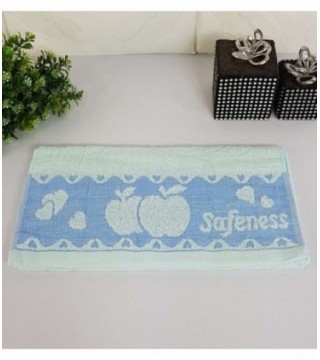 TOALLITA 0.35X0.70 COLOR CELESTE CON DISEÑO