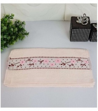 TOALLITA 0.35X0.70 COLOR ROSA CON DISEÑO