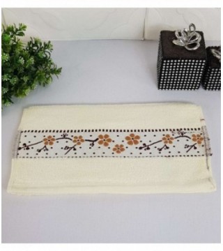 TOALLITA 0.35X0.70 COLOR AMARILLO CON DISEÑO