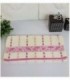 TOALLITA 0.35X0.70 COLOR CREMA CON DETALLE ROSADO