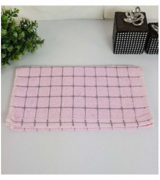 TOALLITA 0.35X0.70 COLOR ROSADO CUADRILLE