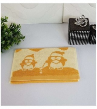 TOALLITA 0.25X0.50 COLOR AMARILO CON DIBUJO