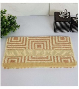 TOALLITA 0.30X0.70 COLOR MARRON CON DISEÑO