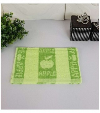 TOALLITA 0.25X0.50 COLOR VERDE CON DIBUJO