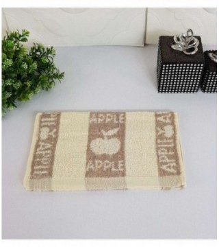 TOALLITA 0.25X0.50 COLOR MARRON CON DIBUJO