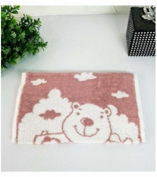 TOALLITA 0.25X0.25 COLOR  ROSADA CON DIBUJO