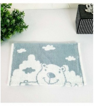 TOALLITA 0.25X0.50 COLOR GRIS CON DIBUJO