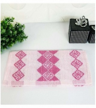TOALLITA 0.35X0.70 COLOR ROSADO CON DISEÑO