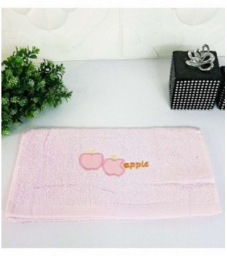 TOALLITA 0.35X0.70 COLOR ROSADO CON DISEÑO