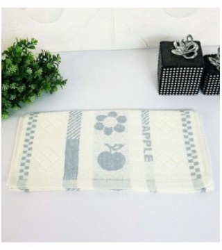 TOALLITA 0.35X0.70 COLOR CREMA CON GRIS