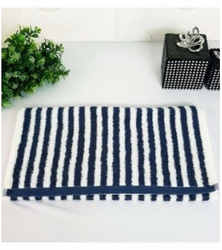 TOALLITA 0.35X0.70 COLOR AZUL MARINO A RAYAS