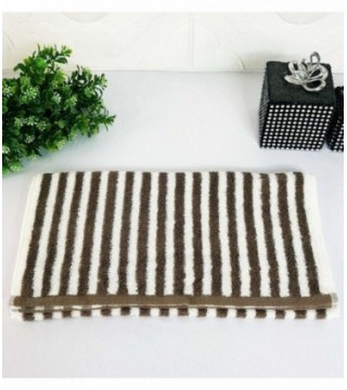 TOALLITA 0.35X0.70 COLOR MARRON A RAYAS