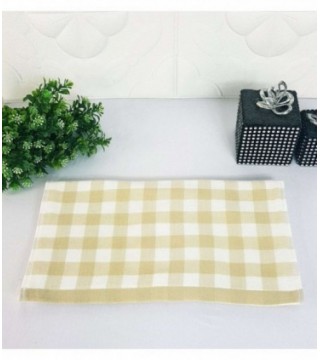 TOALLITA 0.35X0.70 COLOR CREMA CUADRILLE