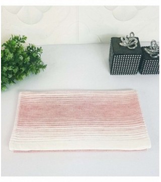 TOALLITA 0.30X0.70 COLOR ROSADO A RAYAS