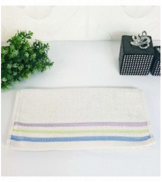 TOALLITA 0.30X0.70 COLOR GRIS CON RAYAS COLORIDAS