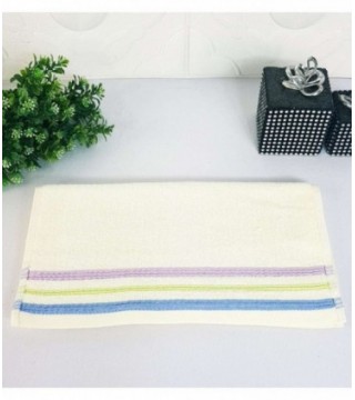 TOALLITA 0.30X0.70 COLOR AMARILLO CON RAYAS