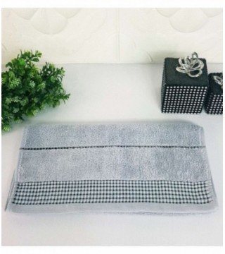 TOALLITA 0.35X0.70 COLOR GRIS CON DETALLE