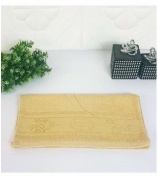 TOALLITA 0.35X0.70 COLOR DORADO