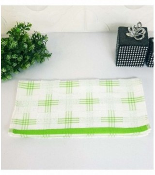 TOALLITA 0.35X0.70 COLOR VERDE CUADRILLE