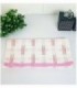 TOALLITA 0.35X0.70 COLOR ROSADO CUADRILLE