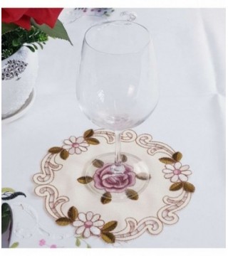 PORTA VASO REDONDO 0.20CM BORDADO