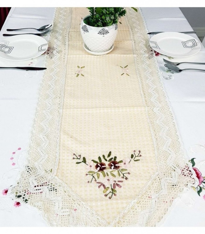 CAMINERO DE MESA 0.50X1.80 BORDADO