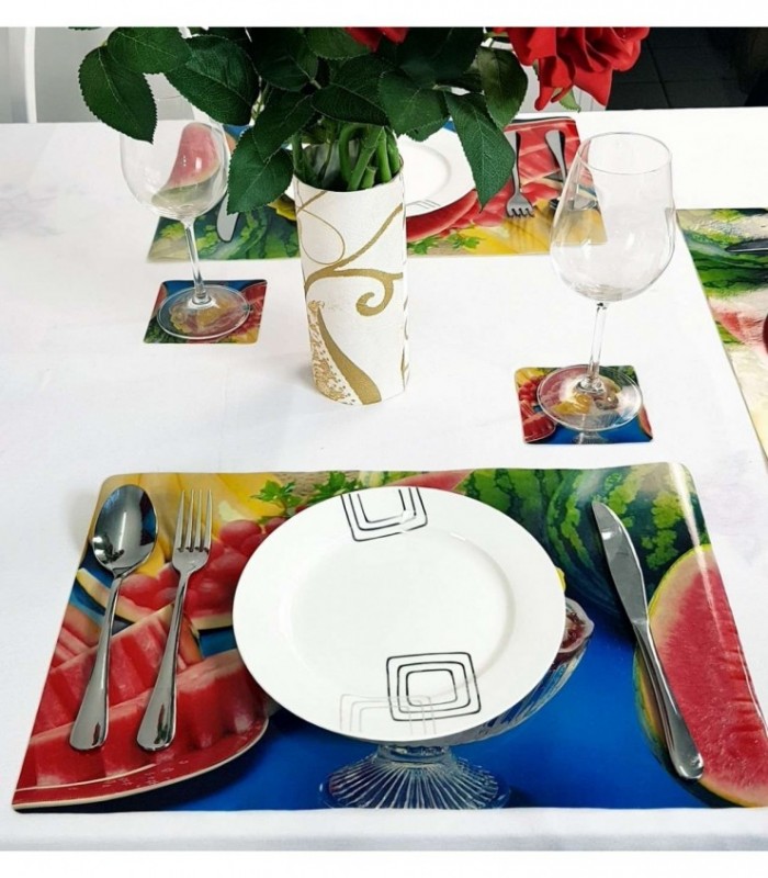 INDIVIDUAL 0.30X0.45 CON PORTA VASO- DE PLASTICO