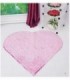 TAPETE DISEÑO CORAZON 1M. COLOR ROSADO