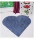 TAPETE DISEÑO CORAZON 1M. COLOR GRIS