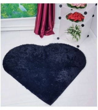 TAPETE DISEÑO CORAZON 1M. COLOR NEGRO