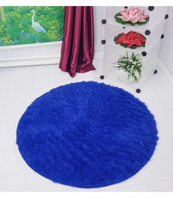 TAPETE REDONDO 1M. COLOR AZUL