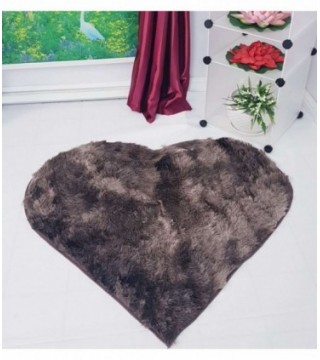 TAPETE DISEÑO CORAZON 1M. COLOR MARRON MATIZADO