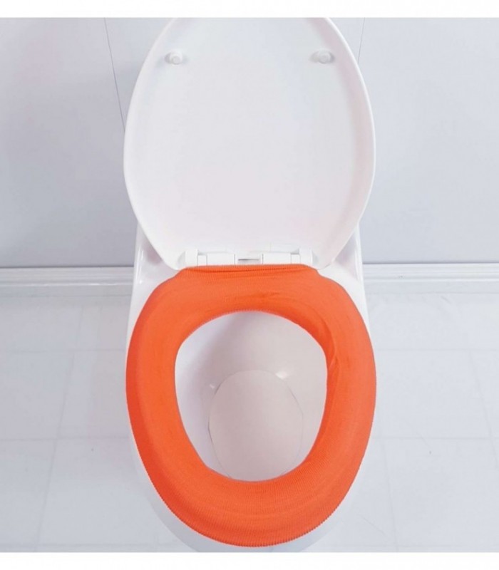 CAPA PARA INODORO COLOR NARANJA