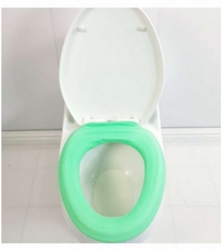 CAPA PARA INODORO COLOR VERDE AGUA