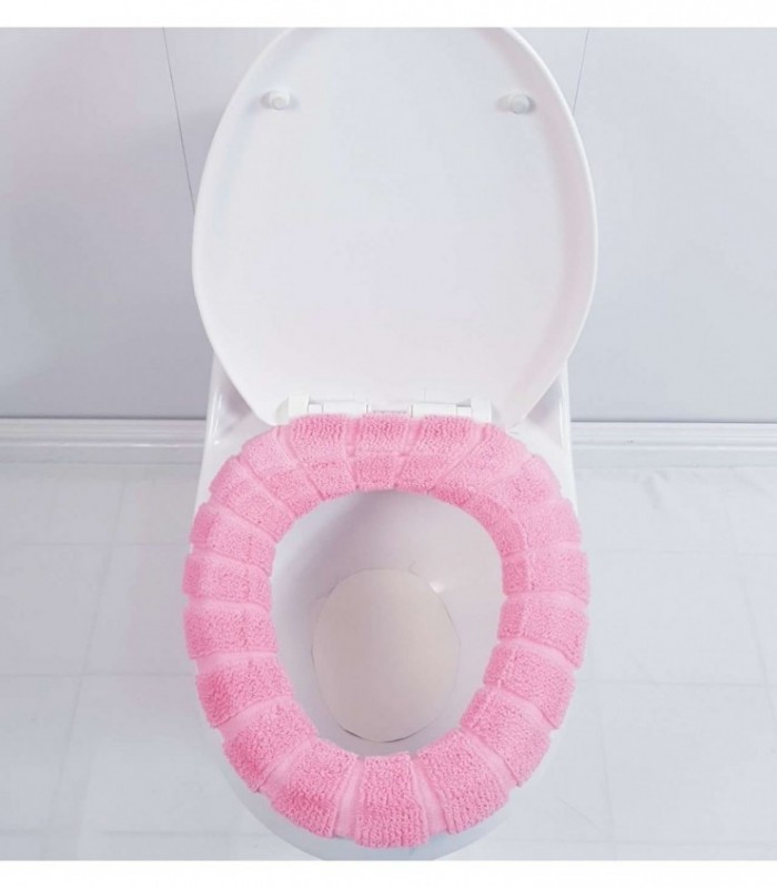 CAPA PARA INODORO COLOR ROSADO