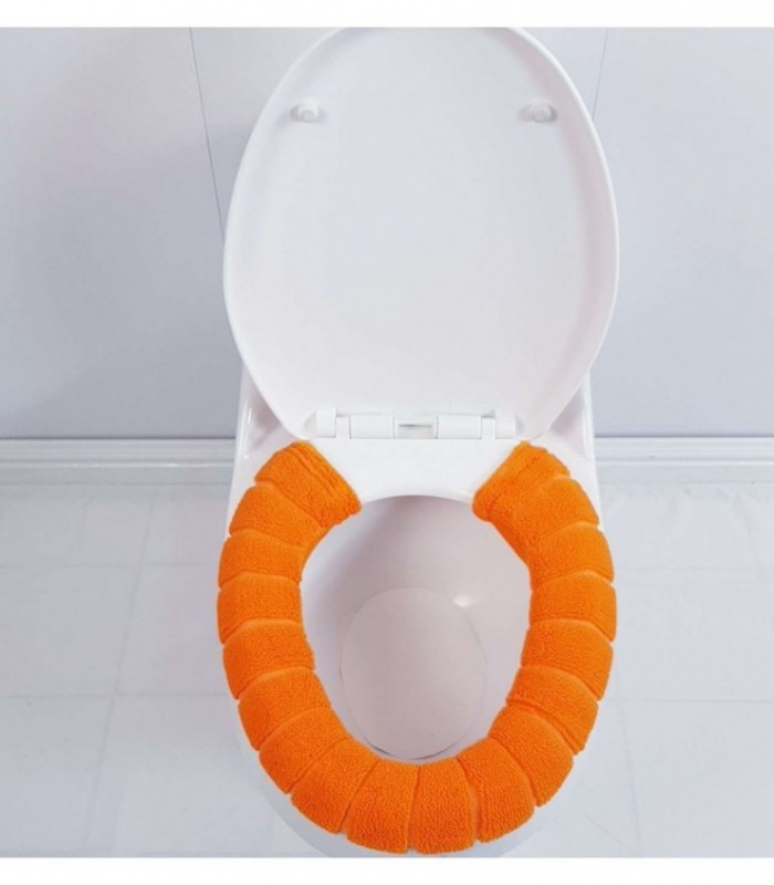 CAPA PARA INODORO COLOR NARANJA