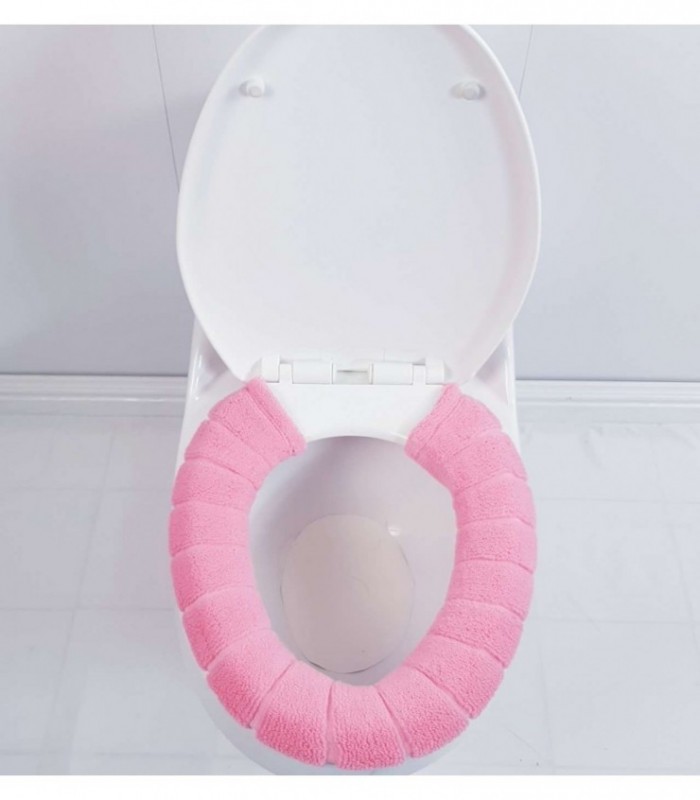 CAPA PARA INODORO COLOR ROSADO