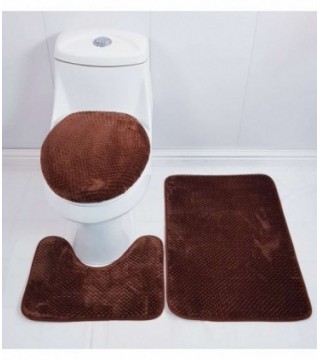 TAPETE PARA BAÑO 3 PIEZAS, COLOR MARRON