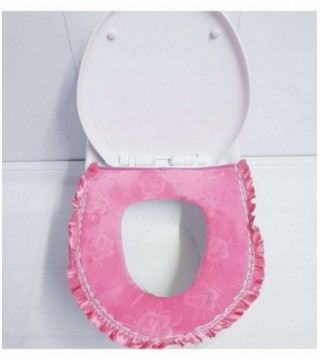 CAPA PARA INODORO CON BOLADO, COLOR ROSADO