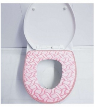 CAPA PARA INODORO,COLOR ROSA ESTAMPADO