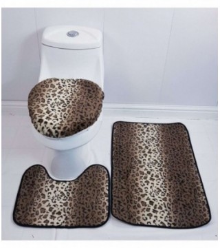 TAPETE PARA BAÑO 3 PIEZAS, COLOR ANIMAL PRINT