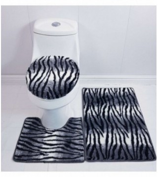TAPETE PARA BAÑO 3 PIEZAS, COLOR ANIMAL PRINT